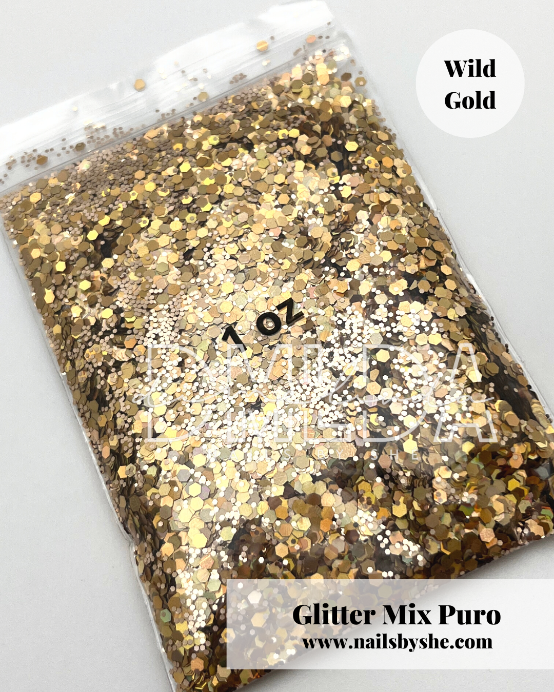 Glitter Mix Puro (BAG) - Wild Gold