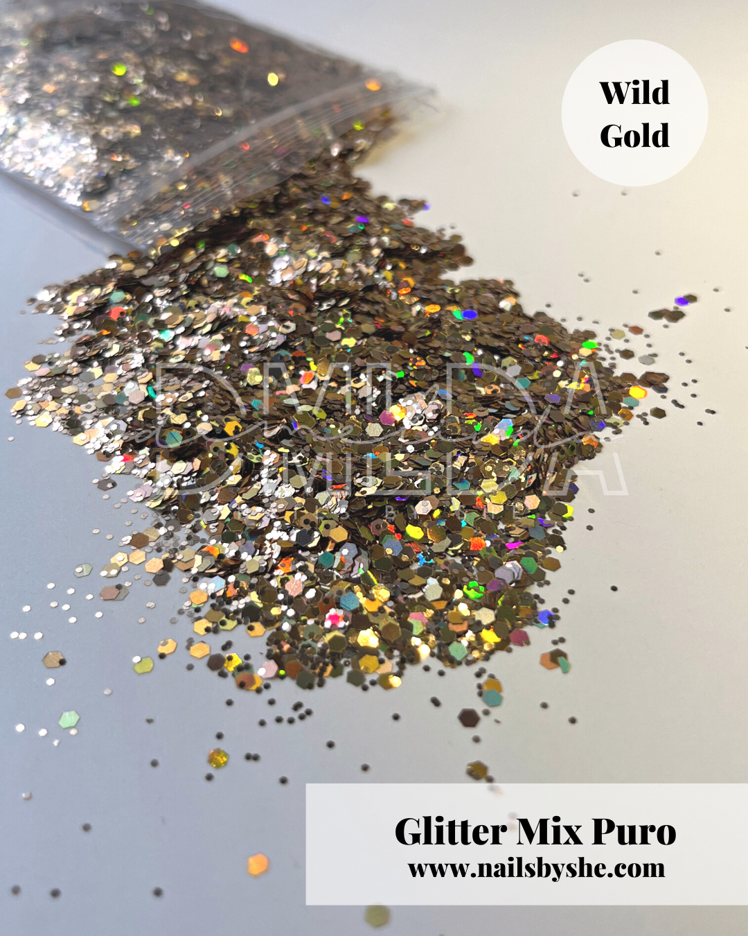 Glitter Mix Puro (BAG) - Wild Gold