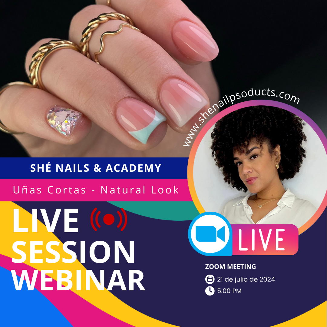 WEBINAR - Uñas Cortas Natural Look